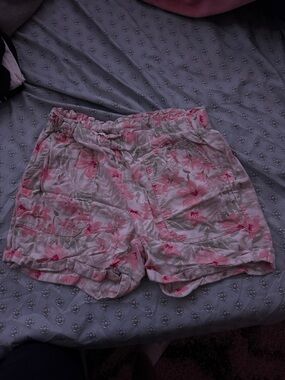 Briggs New York Pink Floral High Waist Shorts